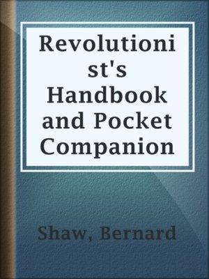 cover image of Revolutionist's Handbook and Pocket Companion